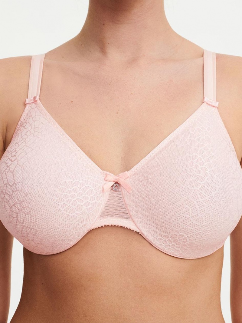 Chantelle C Magnifique Seamless Unlined Minimizer Bras Blushing Pink | USA 1589YUK