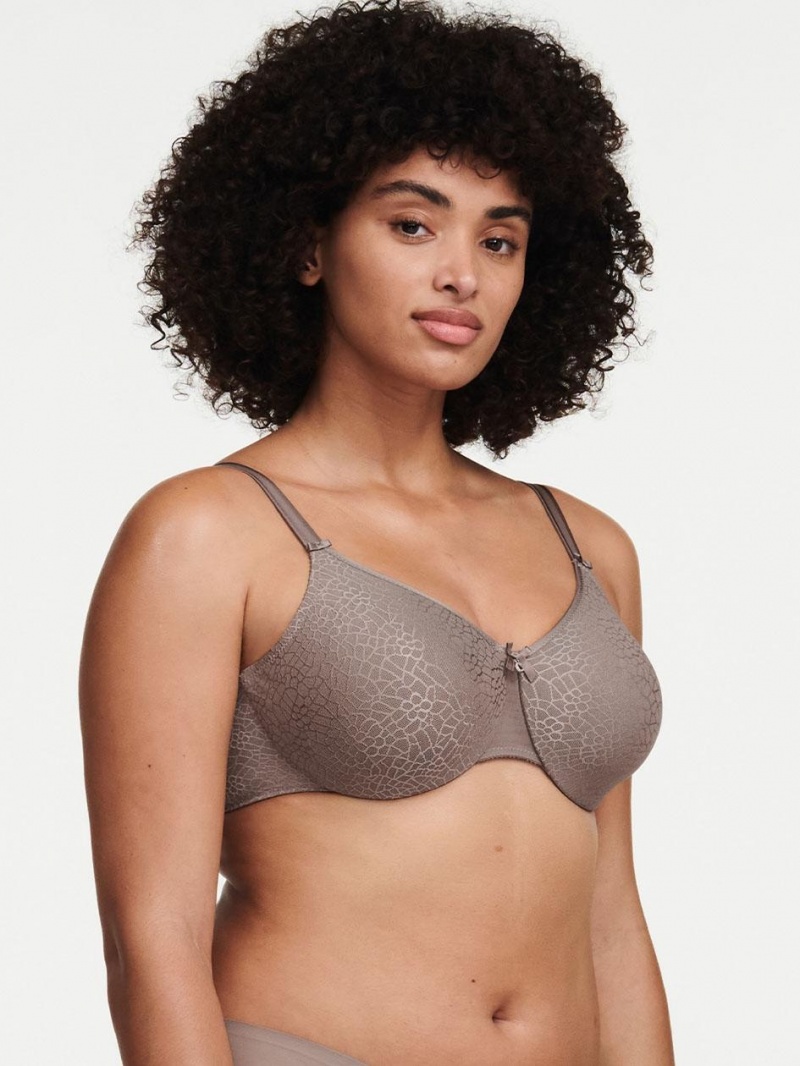 Chantelle C Magnifique Seamless Unlined Minimizer Bras Nude Hazelnut | USA 1609MAS