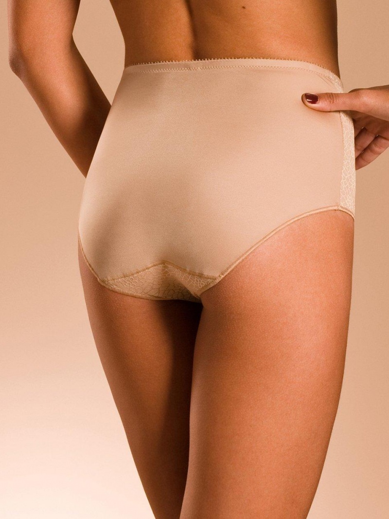 Chantelle C Magnifique Smoothing Full Brief Panties Nude Sand | USA 1922QZD