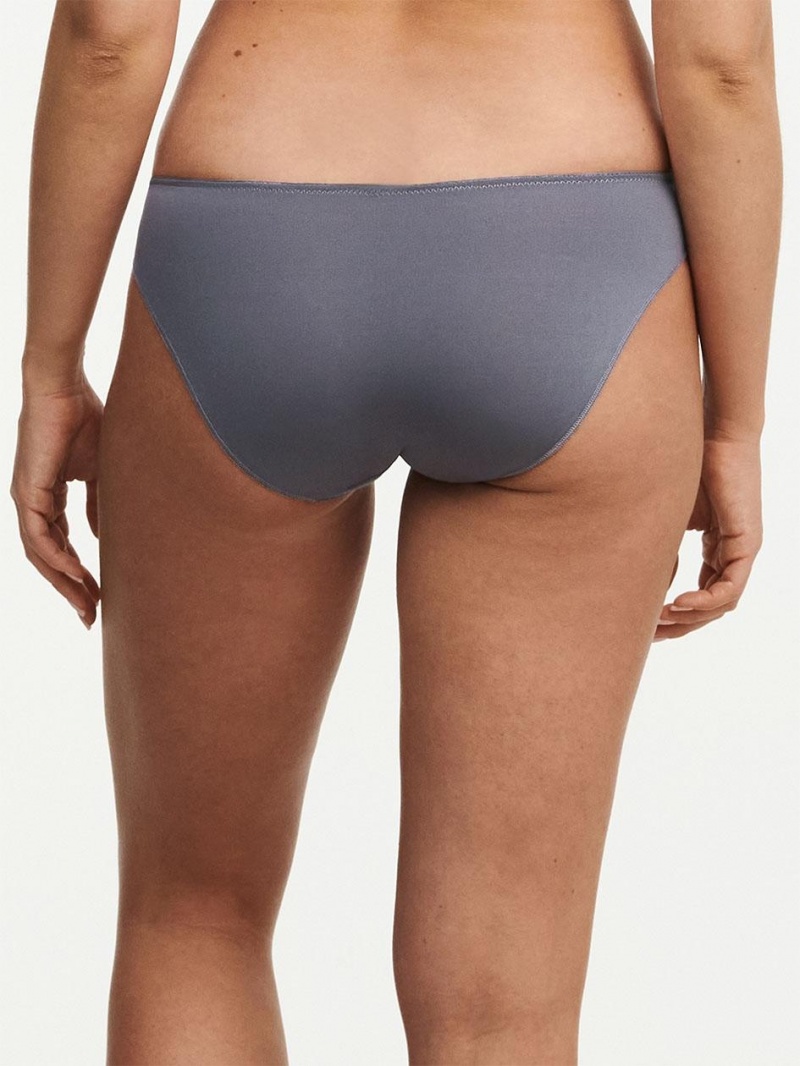 Chantelle Champs Elysees Bikini Panties Slate Grey | USA 2471APH