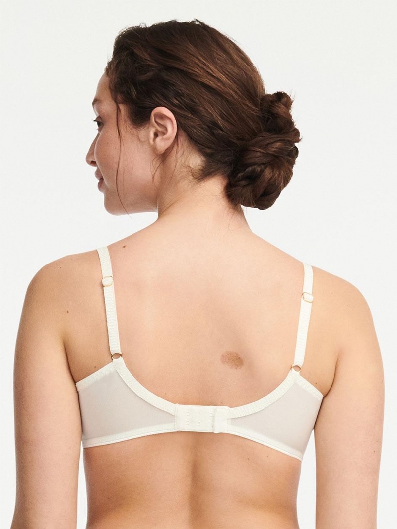 Chantelle Champs Elysées Full Coverage Unlined Bras Ivory | USA 2307CEI