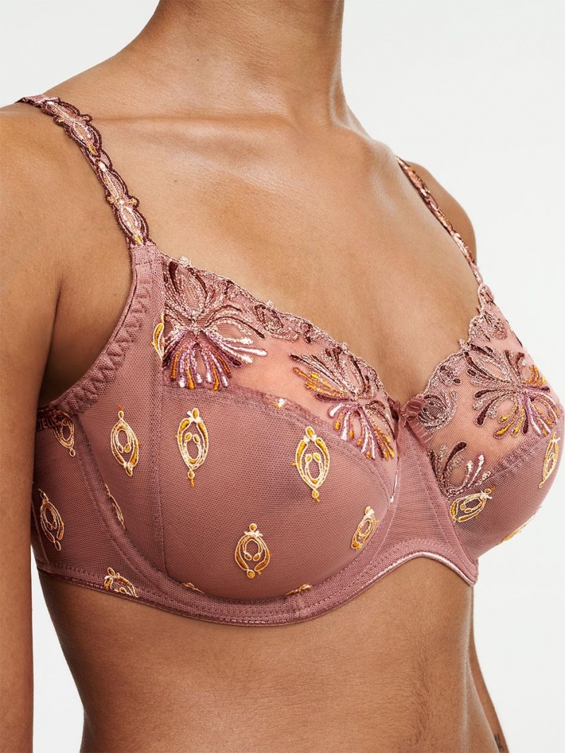 Chantelle Champs Elysées Full Coverage Unlined Bras Henne Multico | USA 2327NBW