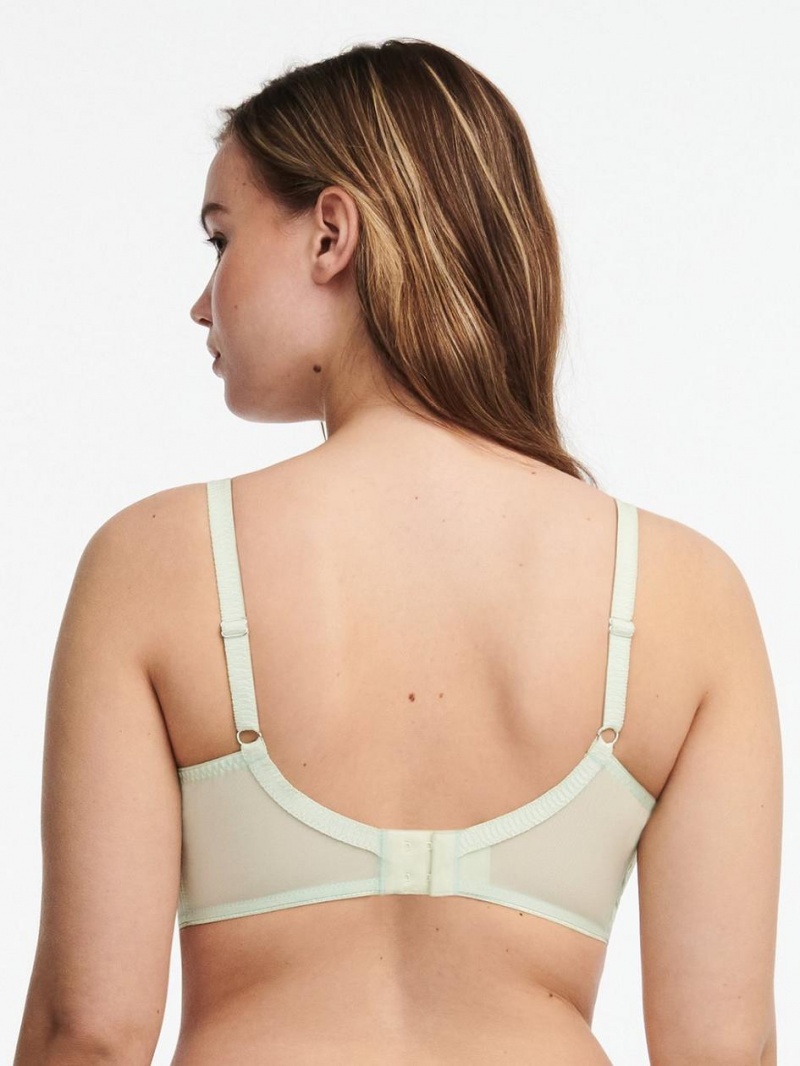 Chantelle Champs Elysées Full Coverage Unlined Bras Green Lily Multico | USA 2338FMD