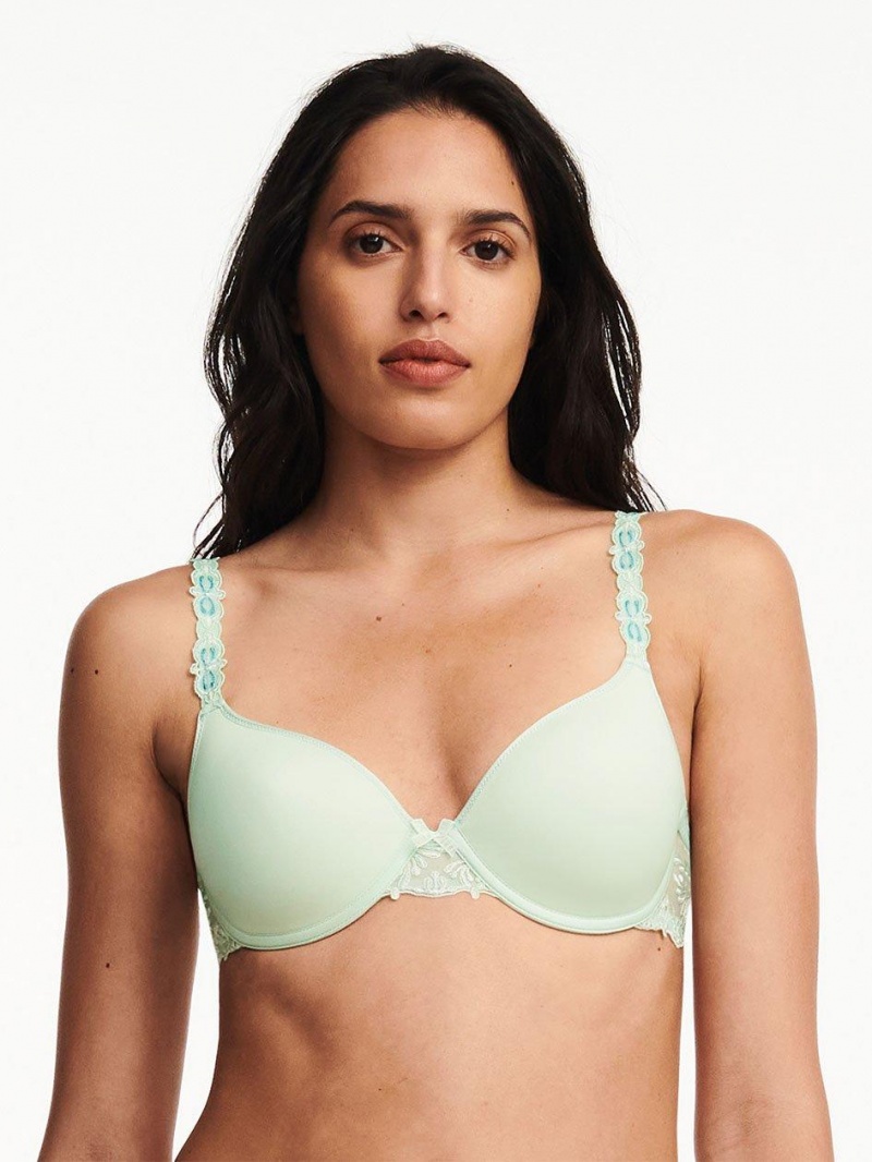 Chantelle Champs Elysées Smooth Custom Fit Bras Green Lily Multico | USA 1380TVJ