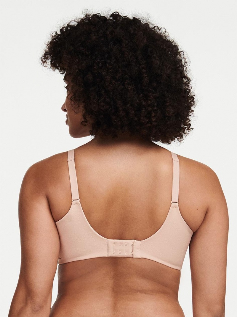 Chantelle Comfort Chic Back Shaping Minimizer Bras Nude Rose | USA 1584QZD