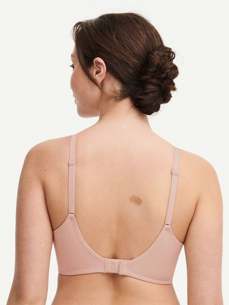 Chantelle Comfort Chic Back Smoothing Full Support Wireless Bras Nude Rose | USA 1405RWH