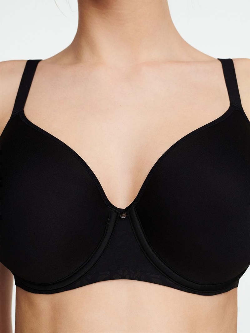 Chantelle Comfort Chic Full Coverage Custom Fit Bras Black | USA 1533WYF