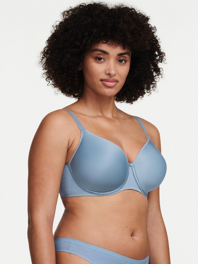 Chantelle Comfort Chic Full Coverage Custom Fit Bras Grey Mist | USA 1549KIR