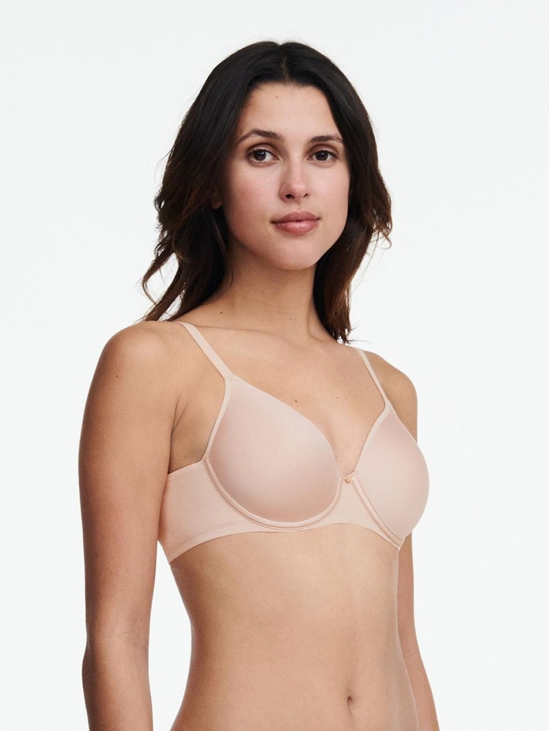 Chantelle Comfort Chic Full Coverage Custom Fit Bras Nude Rose | USA 1588TVJ