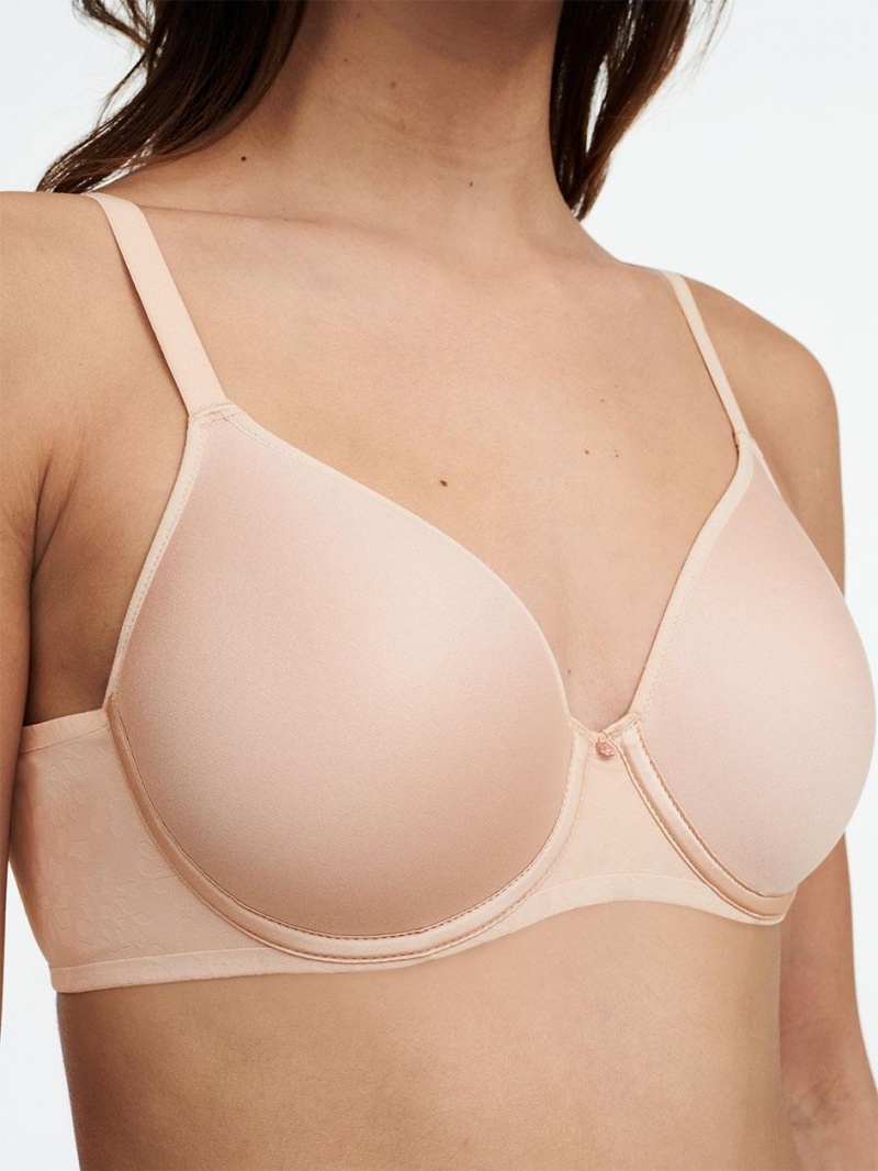 Chantelle Comfort Chic Full Coverage Custom Fit Bras Nude Rose | USA 1588TVJ