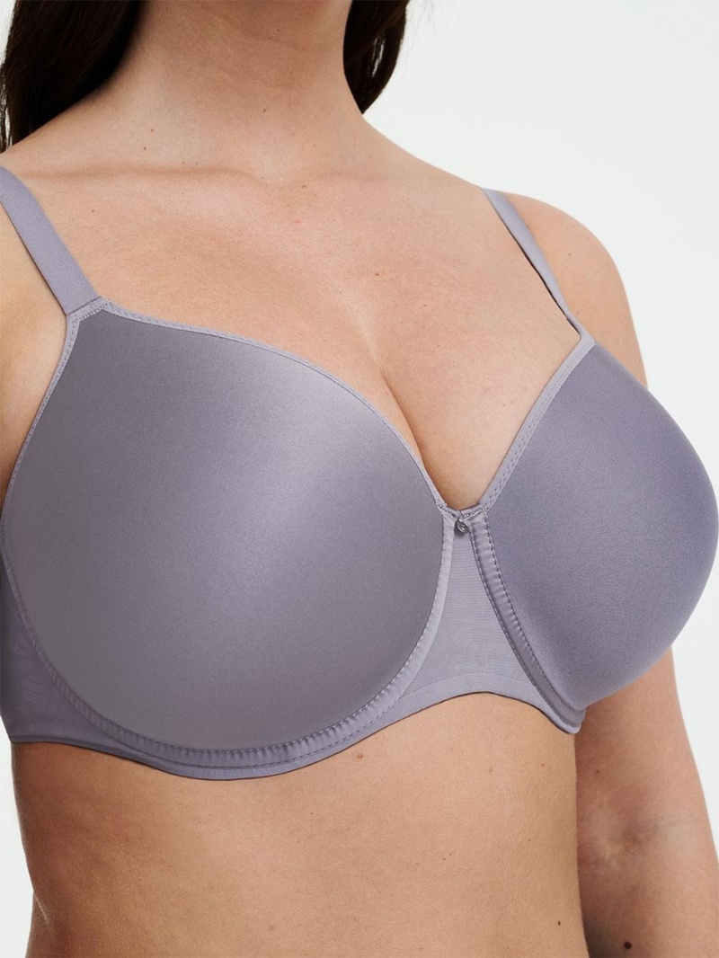 Chantelle Comfort Chic Full Coverage Custom Fit Bras Smoke Grey | USA 1591ISZ