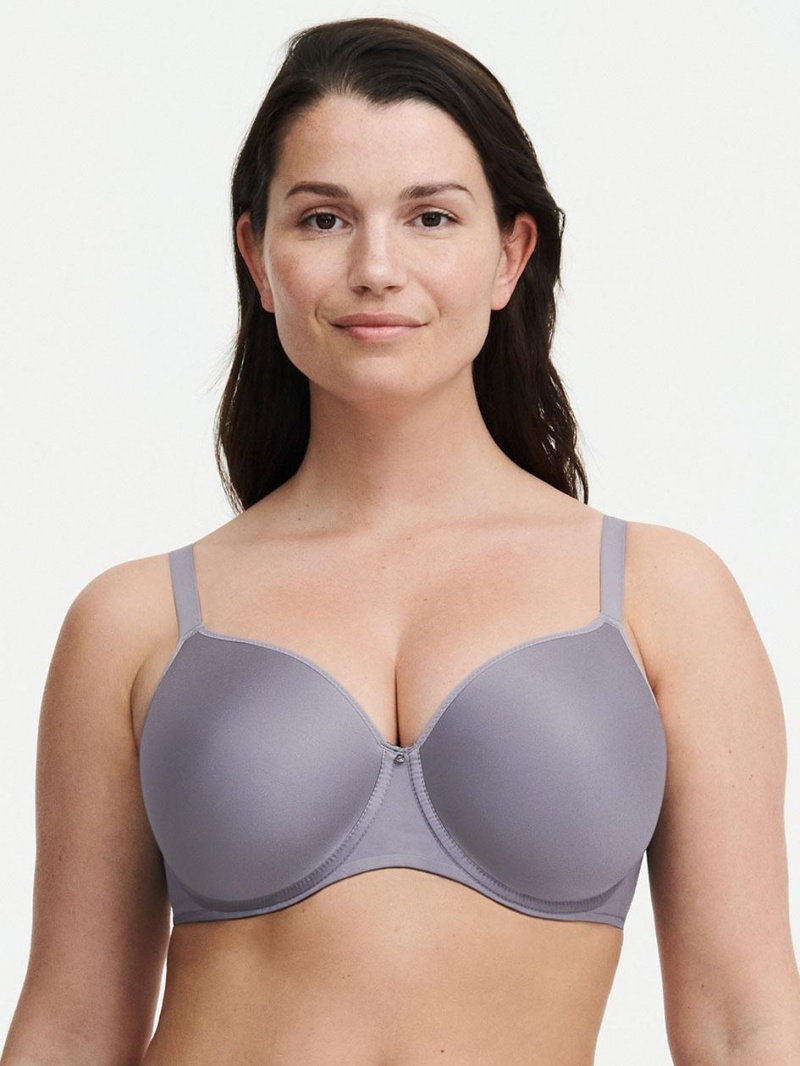 Chantelle Comfort Chic Full Coverage Custom Fit Bras Smoke Grey | USA 1591ISZ