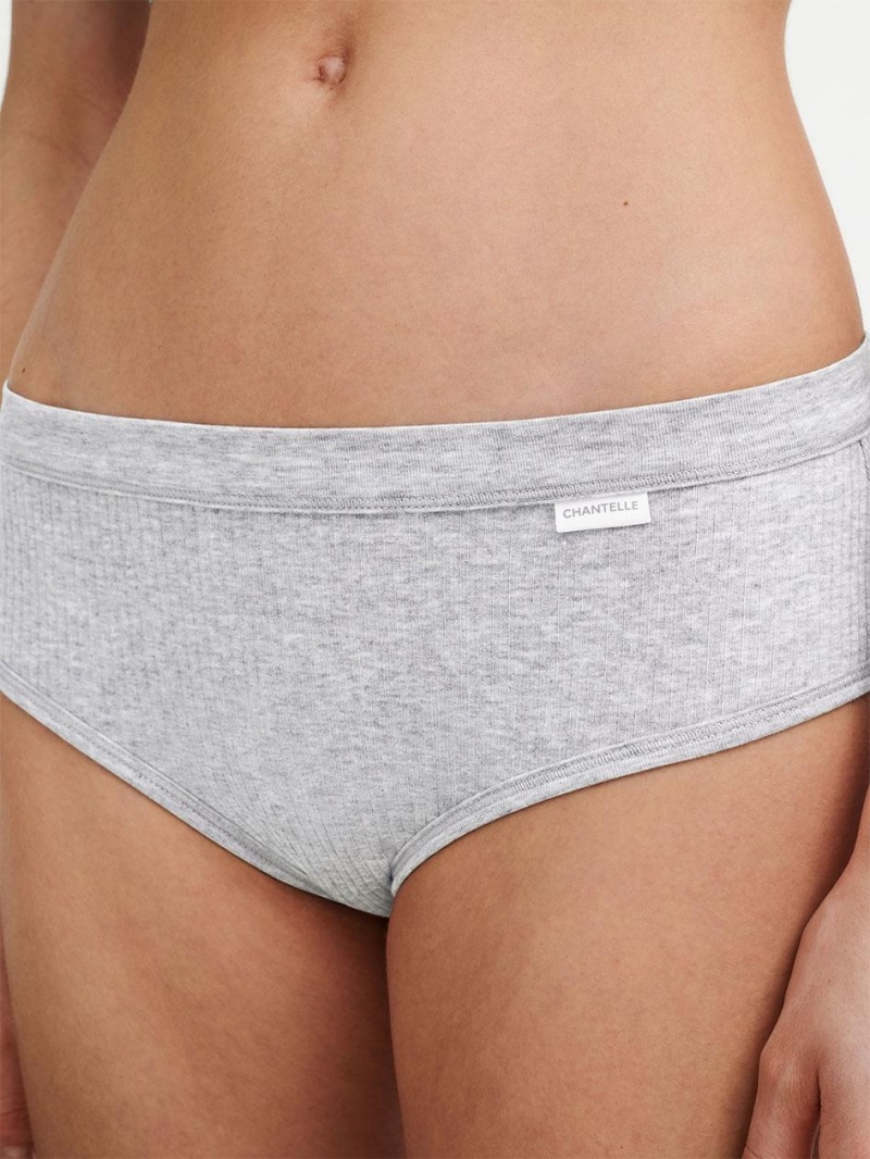 Chantelle Cotton Comfort Hipster Panties Mixed Grey | USA 2064DNN