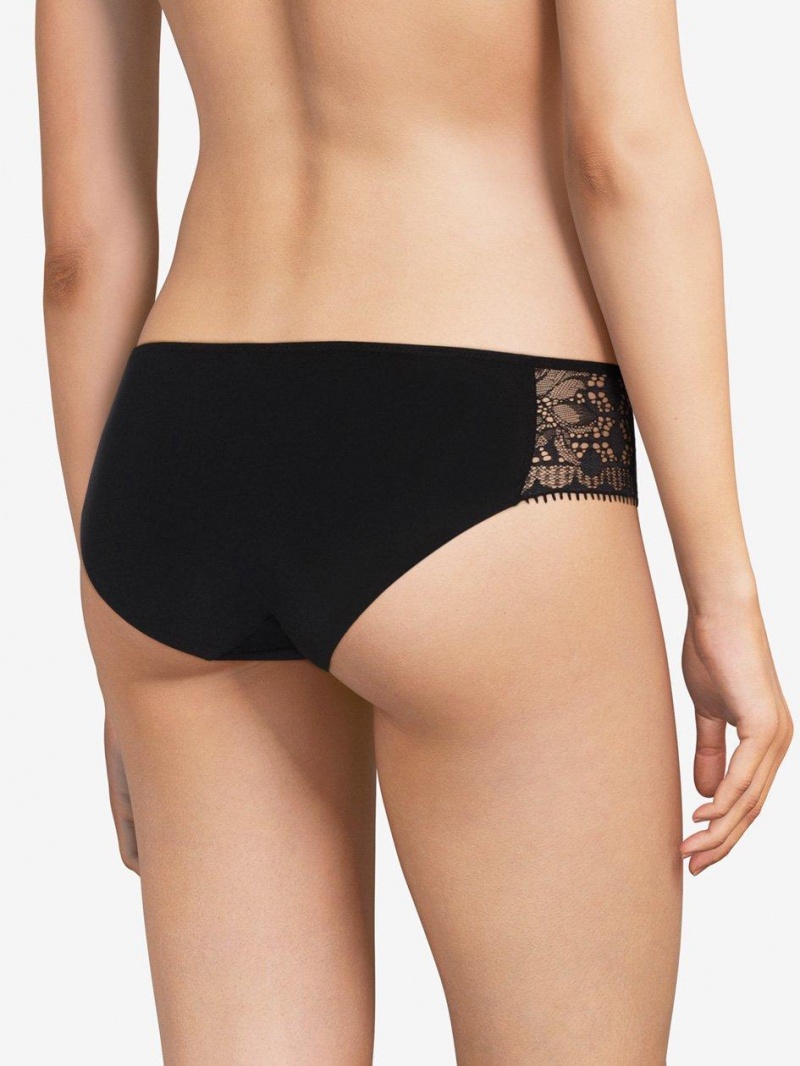 Chantelle Day to Night Bikini Panties Black | USA 1886JJE