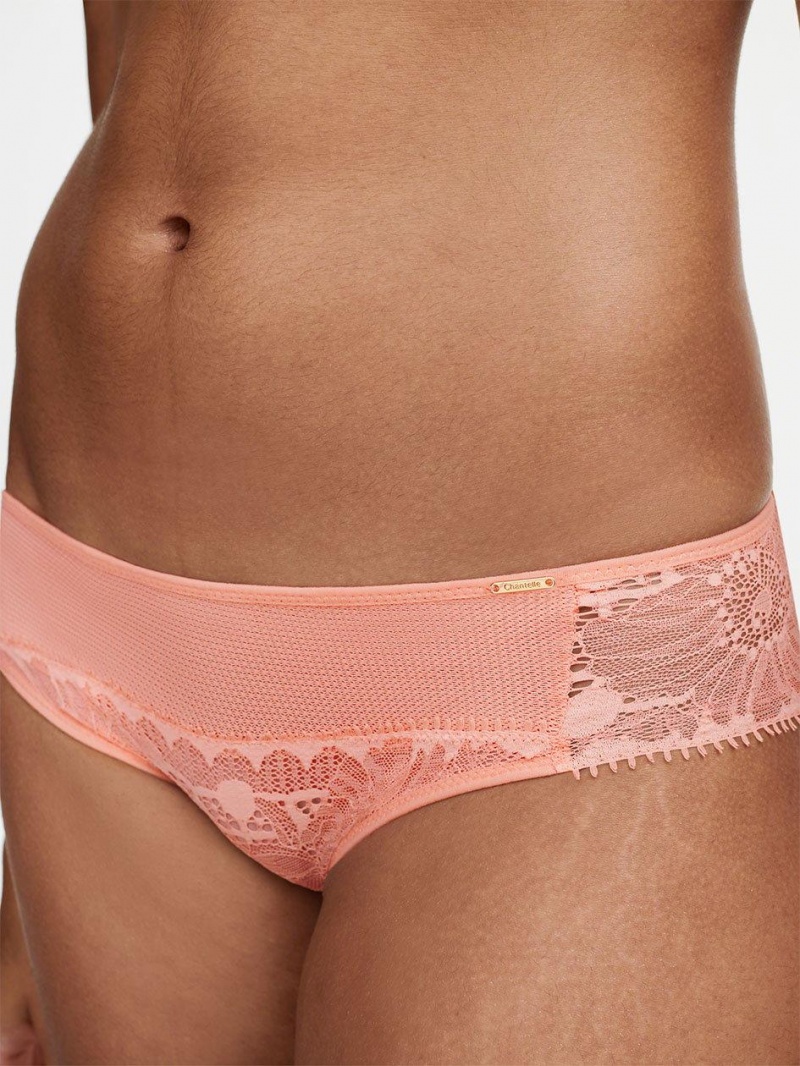 Chantelle Day to Night Bikini Panties Candlelight Peach | USA 2436ZGU