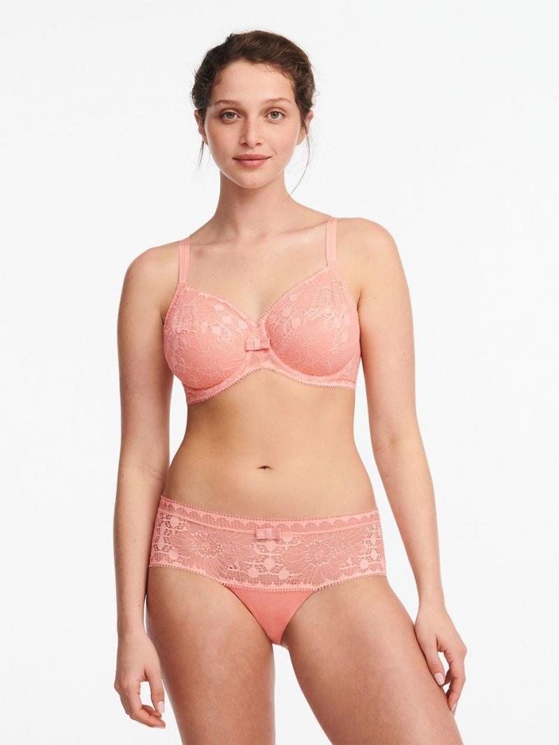 Chantelle Day to Night Full Coverage Unlined Bras Candlelight Peach | USA 2247FMM