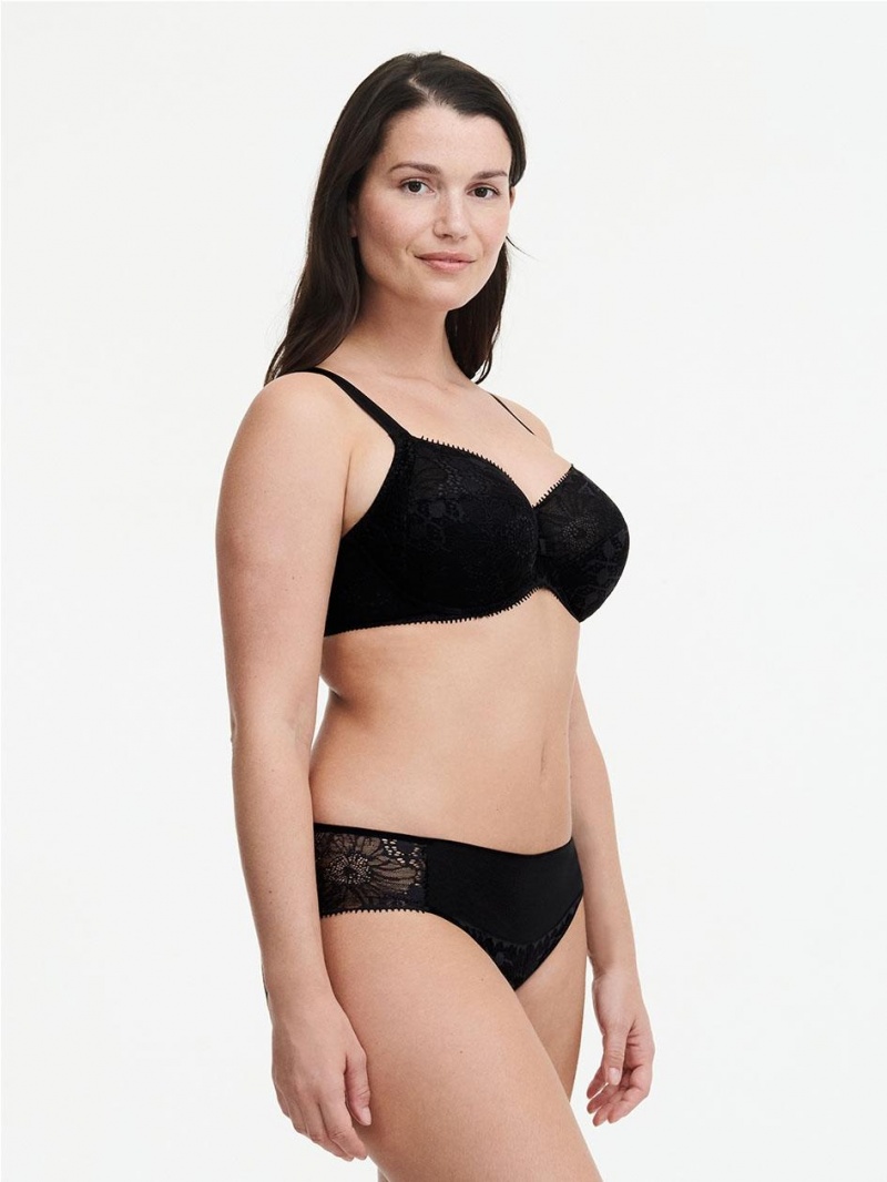 Chantelle Day to Night Full Coverage Unlined Bras Black | USA 2277KIR