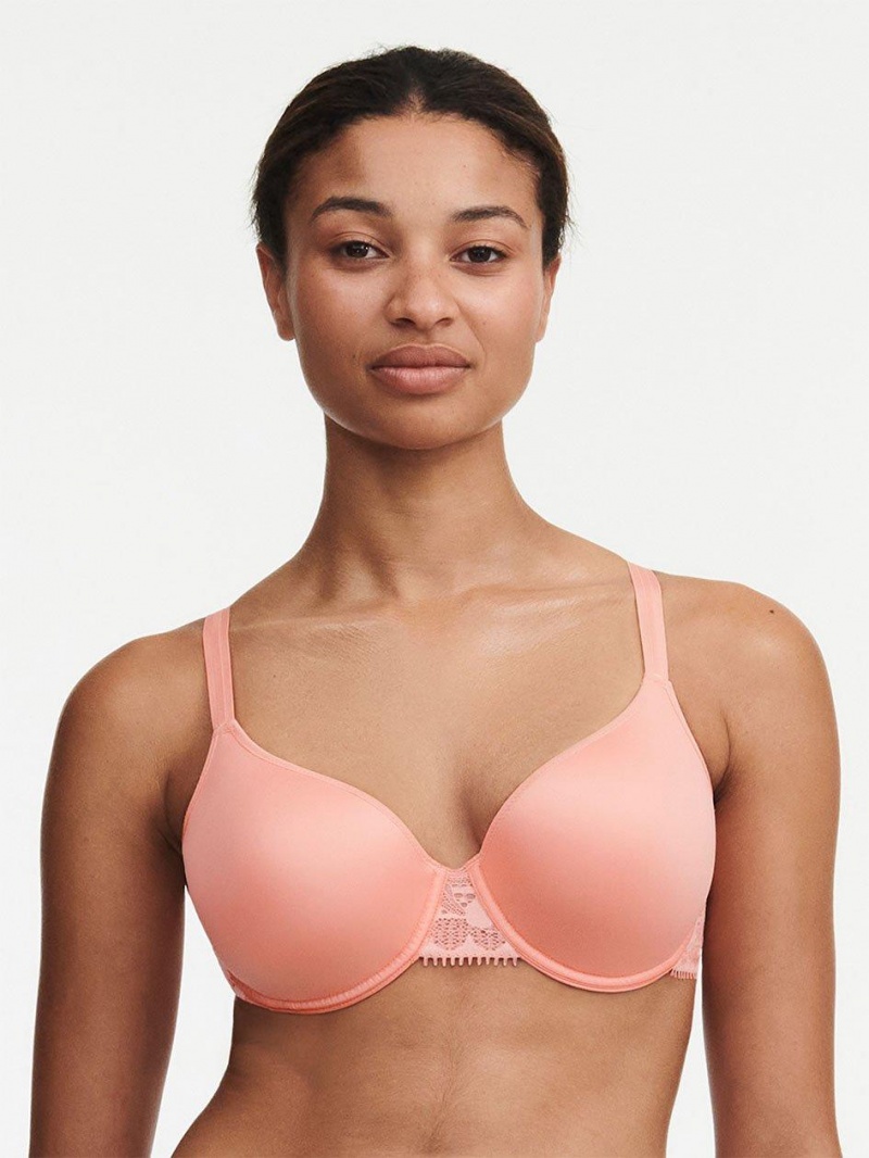 Chantelle Day to Night Smooth Custom Fit Bras Candlelight Peach | USA 1346VDO