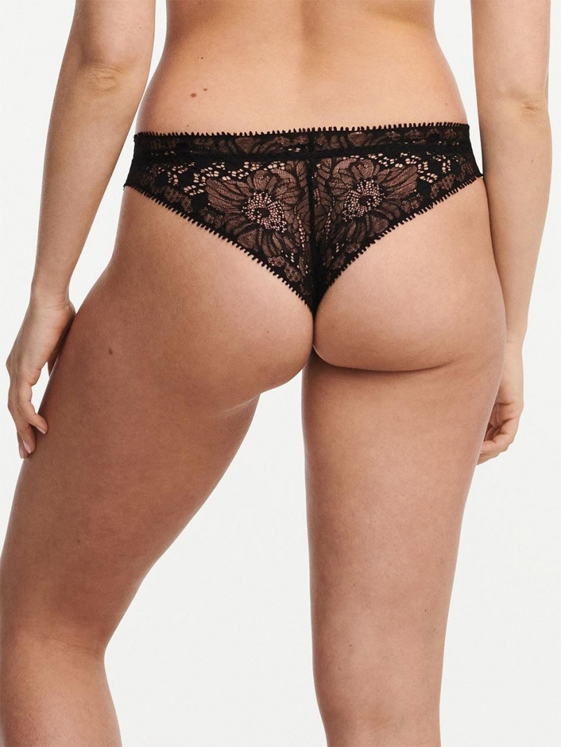 Chantelle Day to Night Tanga Panties Black | USA 2414HKA