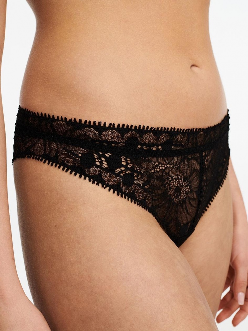 Chantelle Day to Night Tanga Panties Black | USA 2414HKA