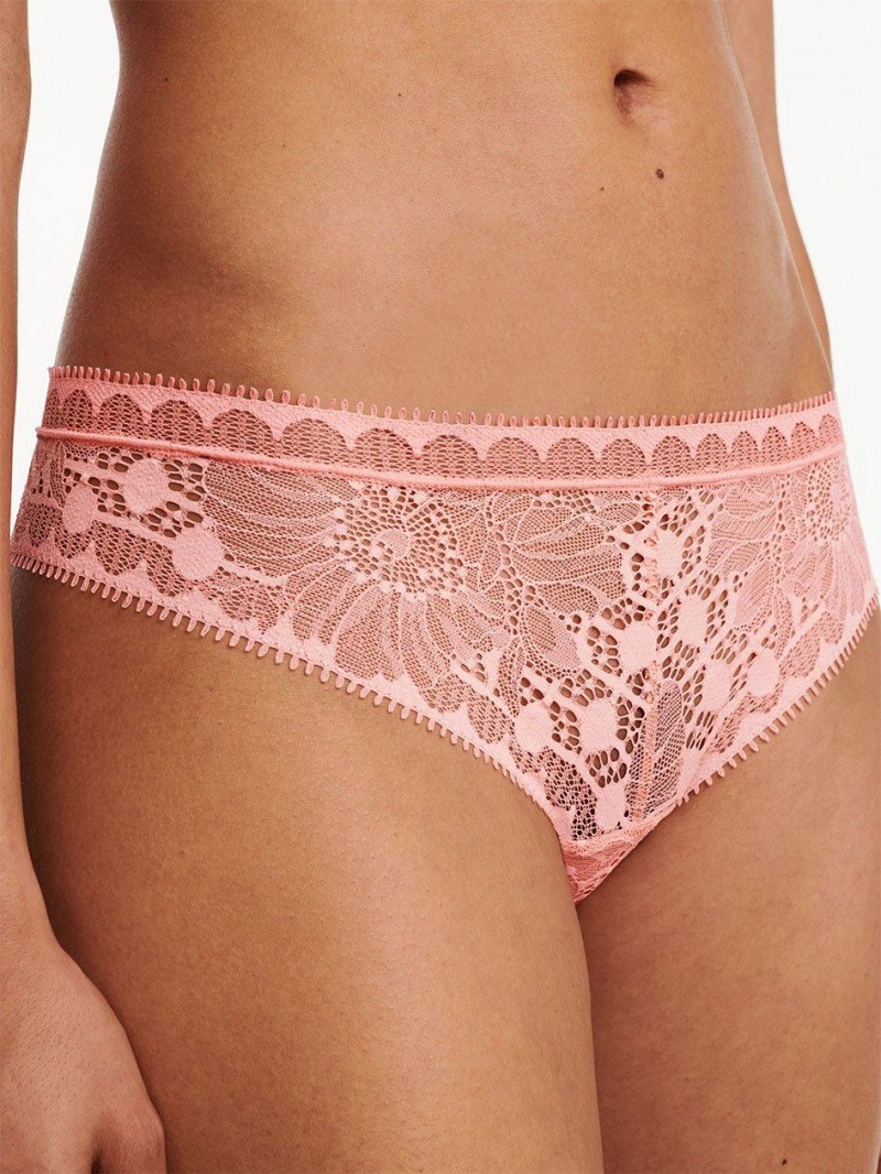 Chantelle Day to Night Tanga Panties Candlelight Peach | USA 2427EXB