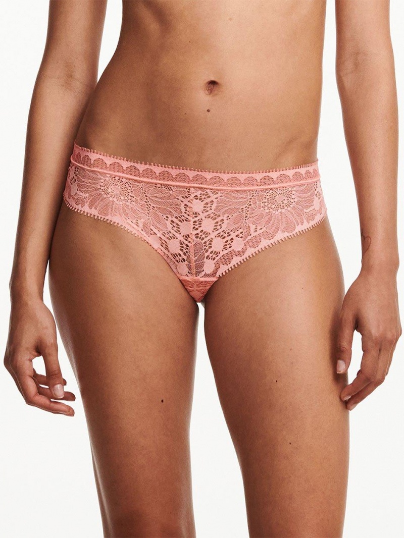 Chantelle Day to Night Tanga Panties Candlelight Peach | USA 2427EXB