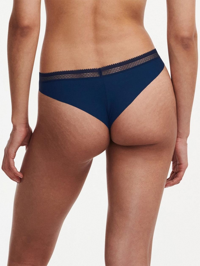 Chantelle Dream Today Tanga, Passionata designed by CL Panties Deep Blue | USA 1638EXG