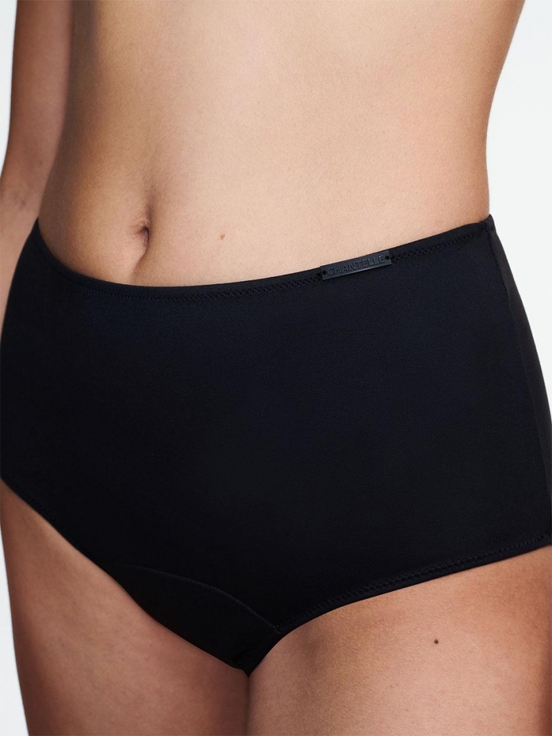 Chantelle Essential Leakproof High Waist Brief Panties Black | USA 1983PQC