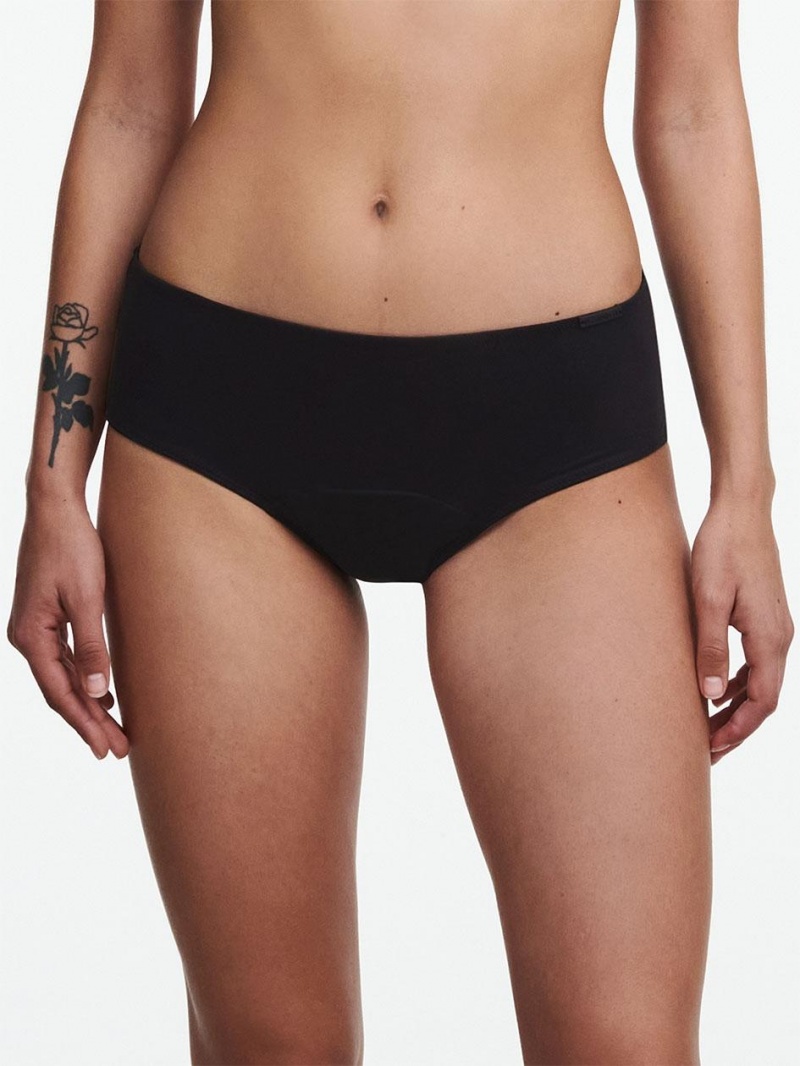 Chantelle Essential Leakproof Hipster Panties Black | USA 1904ORX