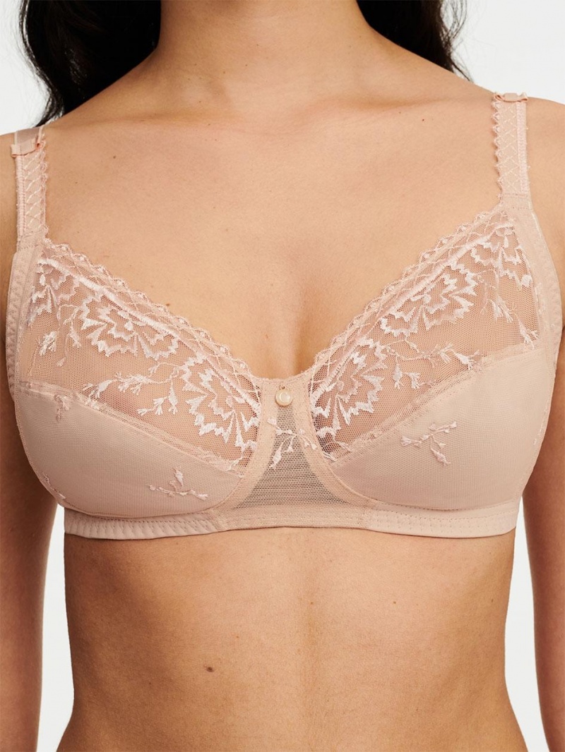 Chantelle Every Curve Full Coverage Wireless Bras Nude Blush | USA 1403WYF