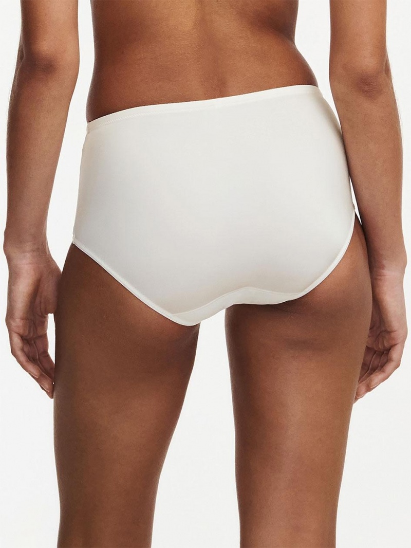 Chantelle Every Curve High Waist Brief Panties Milk | USA 2067HKW