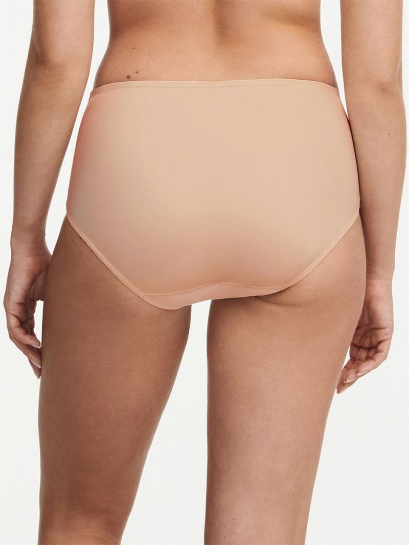 Chantelle Every Curve High Waist Brief Panties Nude Blush | USA 2070LHT