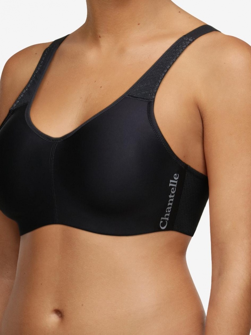 Chantelle Everyday High-Support Sport Bras Black | USA 1590UTL