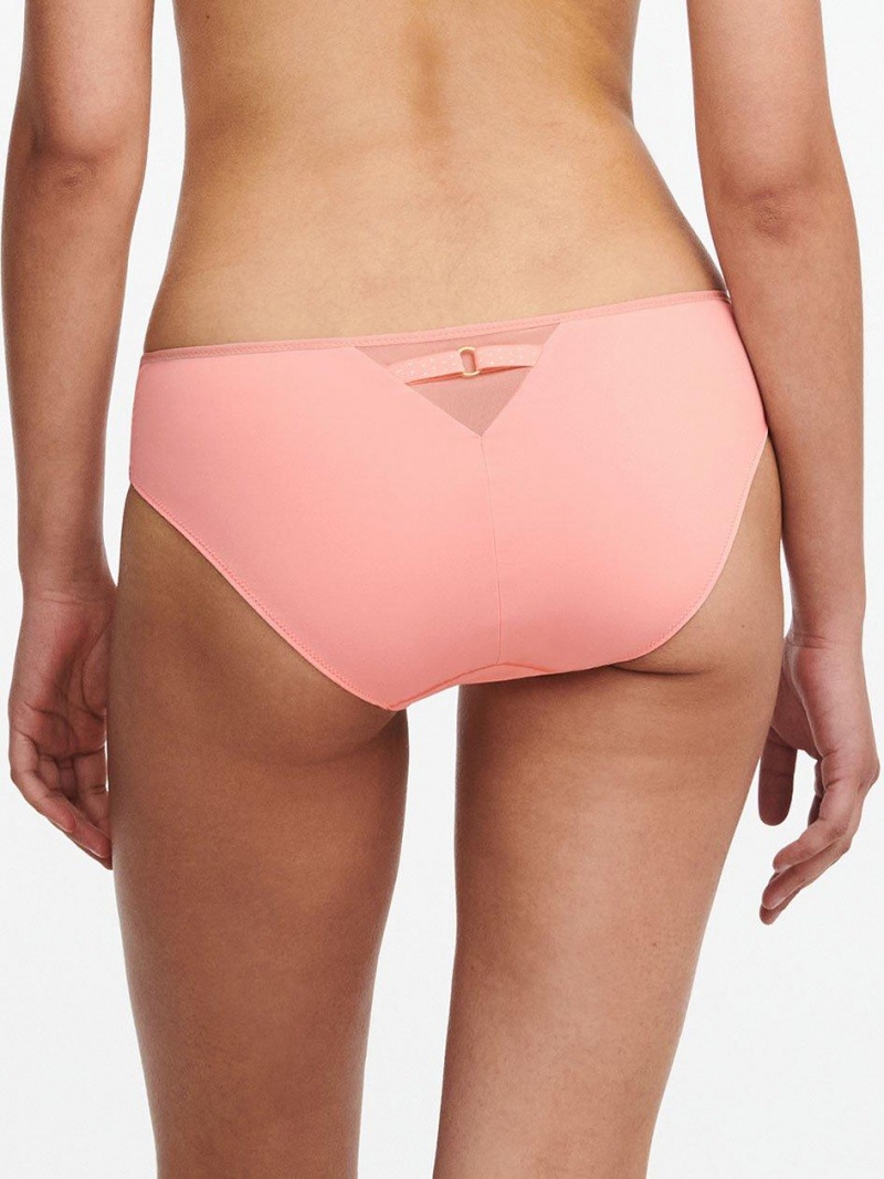 Chantelle Fleurs Bikini Panties Candlelight Peach | USA 2523APH