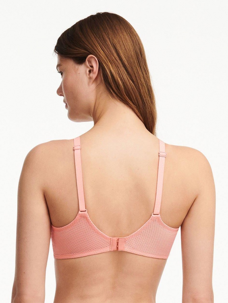 Chantelle Fleurs Demi Bras Candlelight Peach | USA 2342PQJ