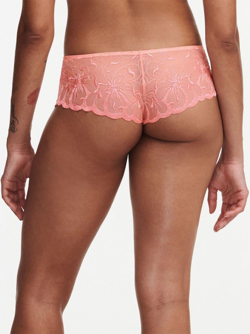 Chantelle Fleurs Hipster Panties Candlelight Peach | USA 2508MAQ