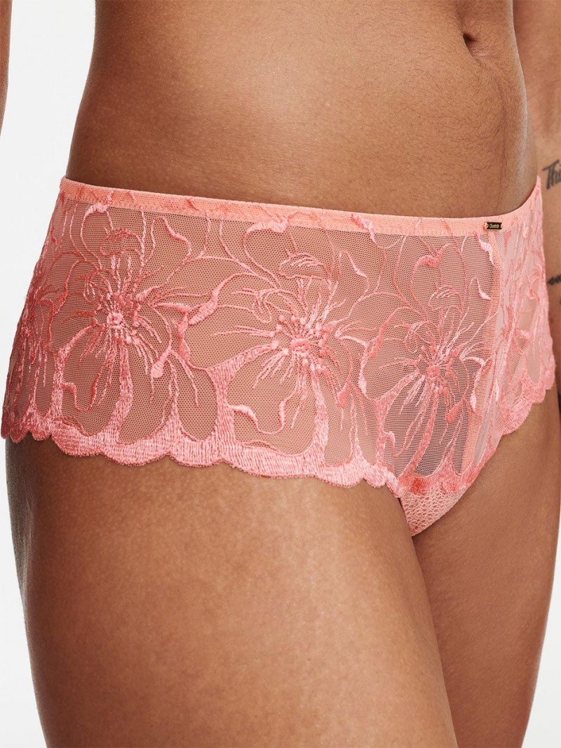 Chantelle Fleurs Hipster Panties Candlelight Peach | USA 2508MAQ