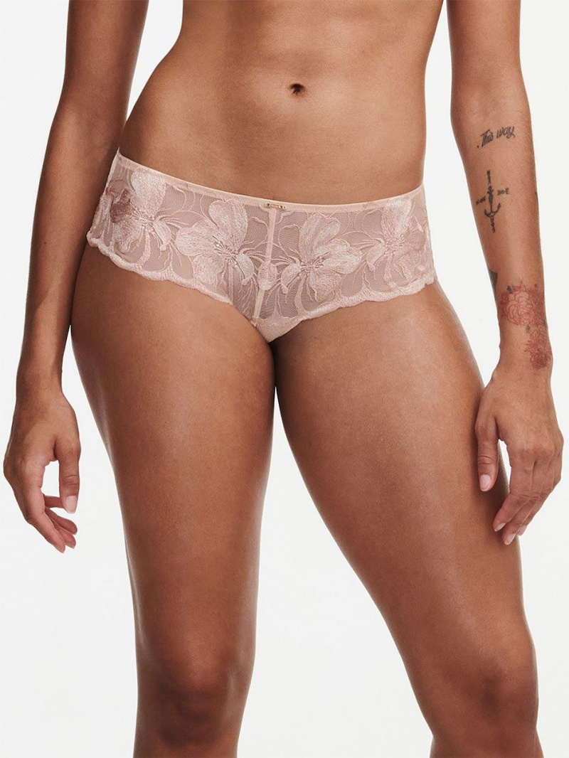 Chantelle Fleurs Hipster Panties Sugar | USA 2512CET