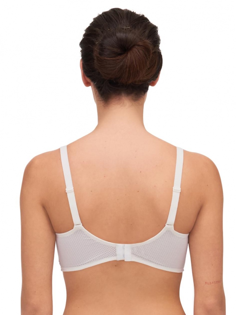 Chantelle Fleurs Wirefree Bras Ivory/Gold | USA 2290TVJ