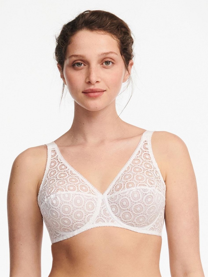 Chantelle Fête Full Coverage Unlined Bras White | USA 1401MAS