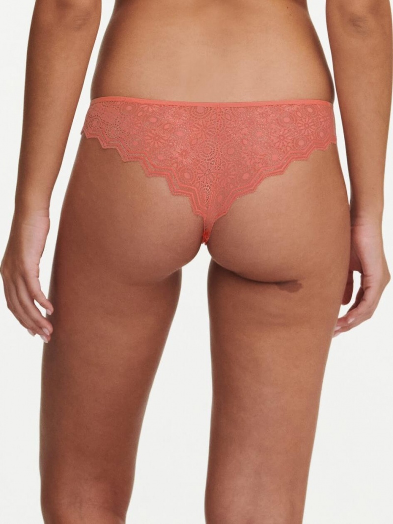 Chantelle Georgia Thong, Passionata designed by CL Panties Peach | USA 1672APV