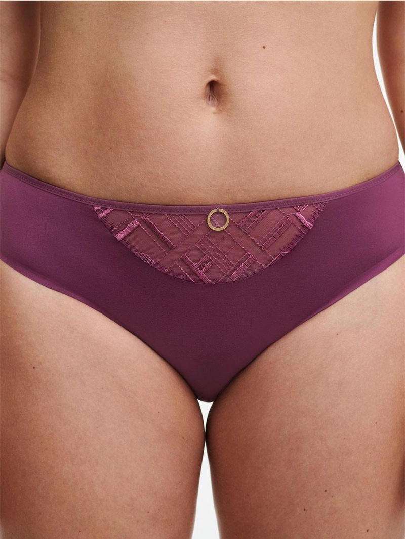 Chantelle Graphic Support Bikini Panties Tannin | USA 2036APV