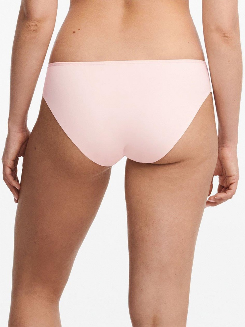 Chantelle Graphic Support Bikini Panties Taffeta Pink | USA 2440HKA