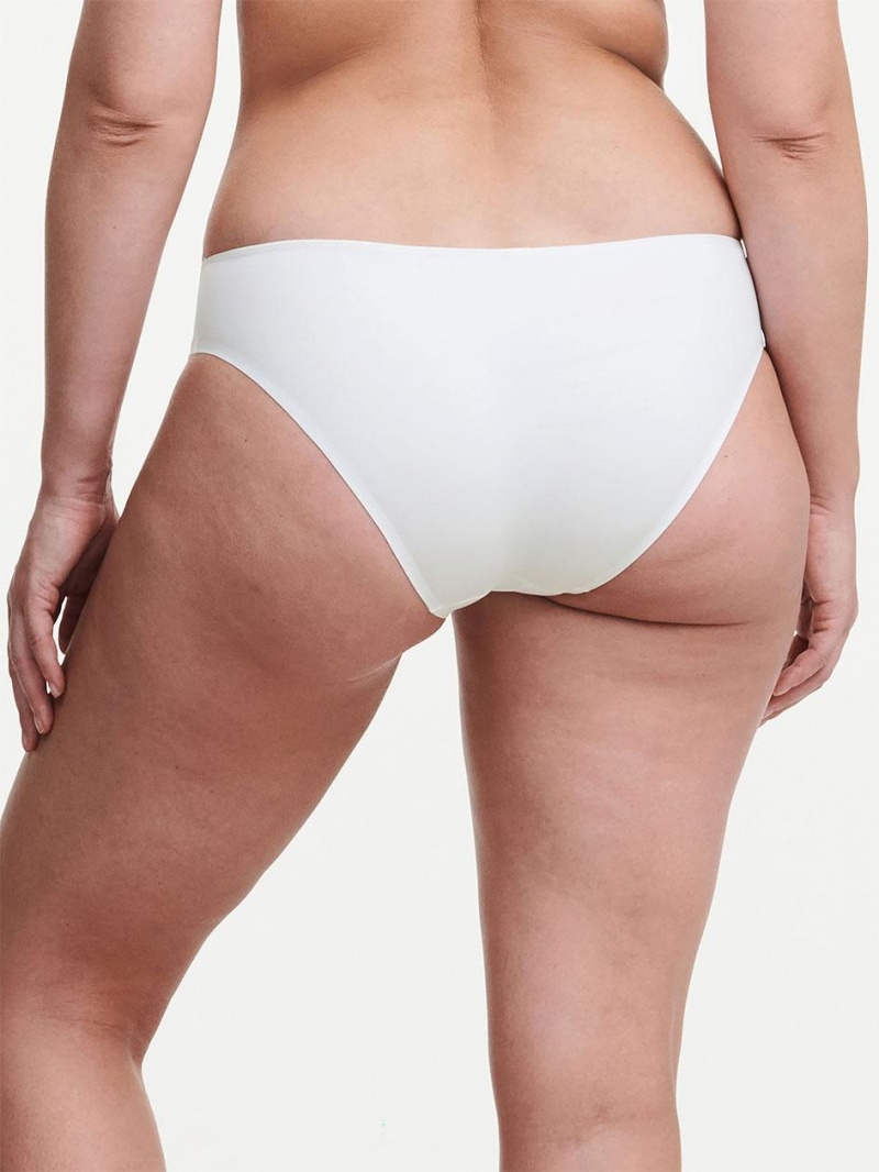 Chantelle Graphic Support Bikini Panties White | USA 2447ORK