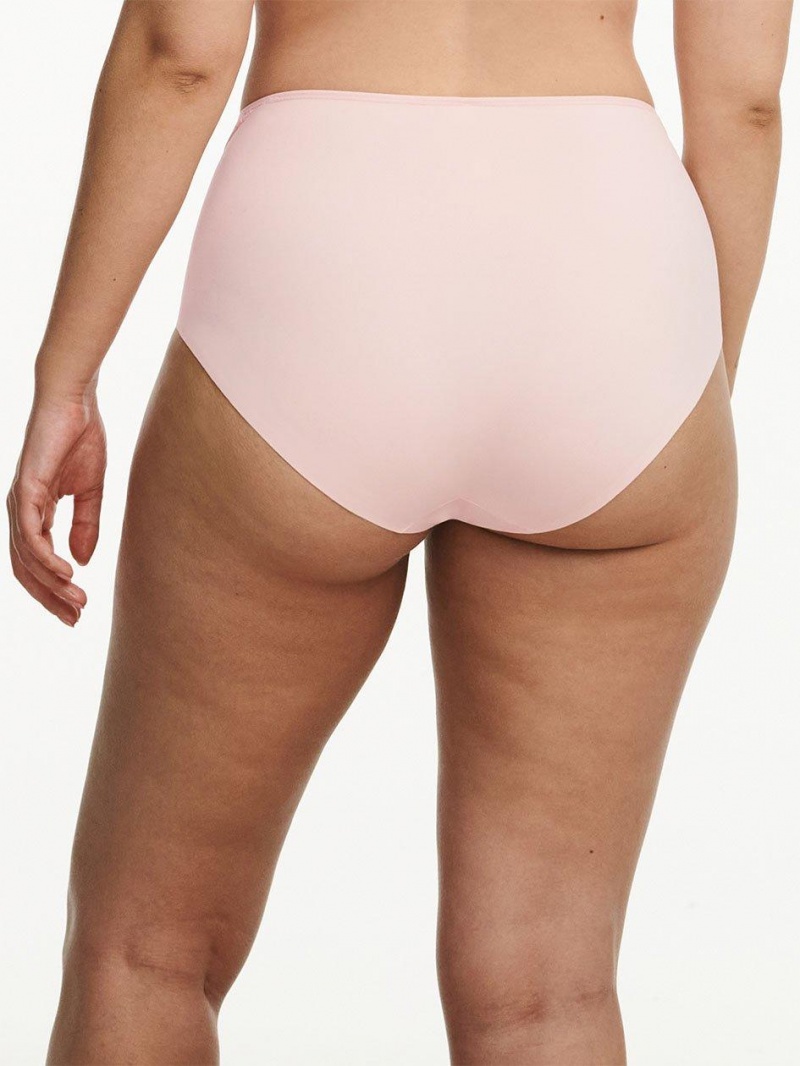 Chantelle Graphic Support Smoothing Full Brief Panties Taffeta Pink | USA 2032UTL