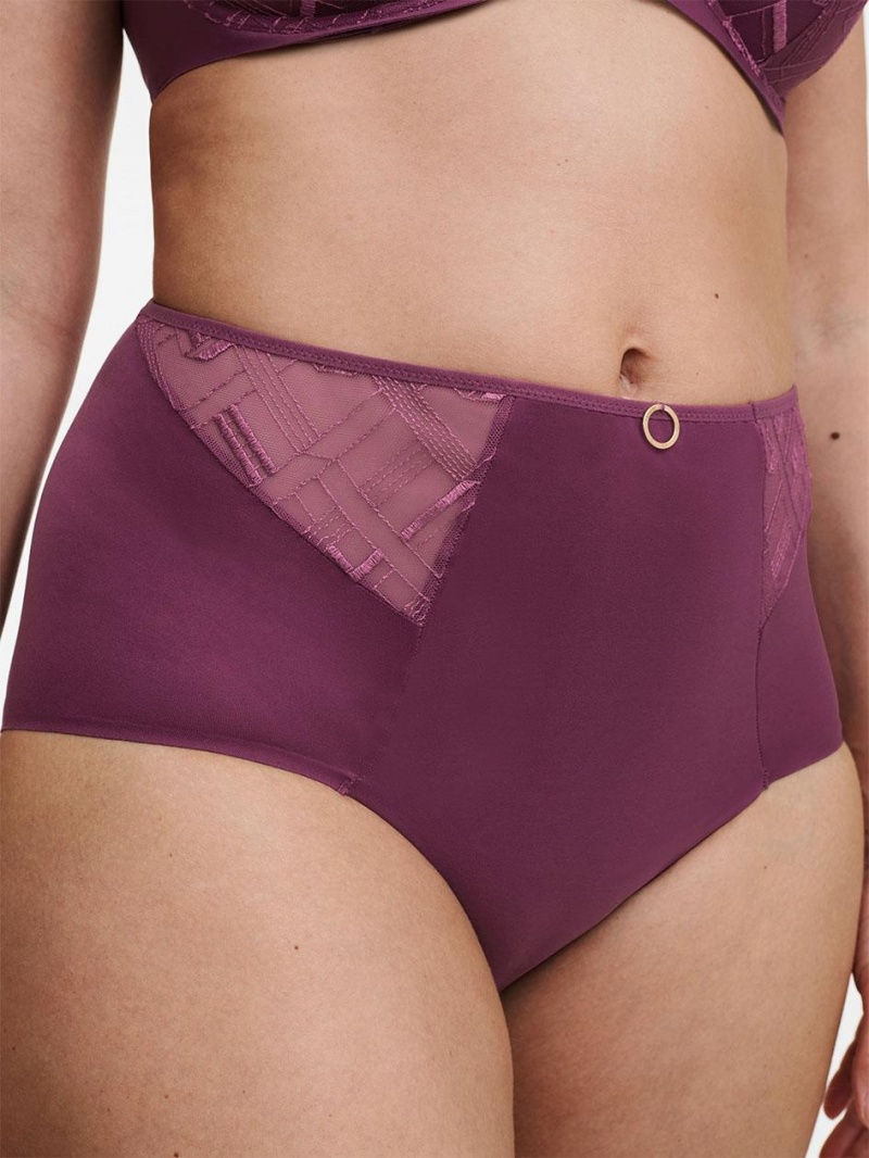 Chantelle Graphic Support Smoothing Full Brief Panties Tannin | USA 2033ISZ