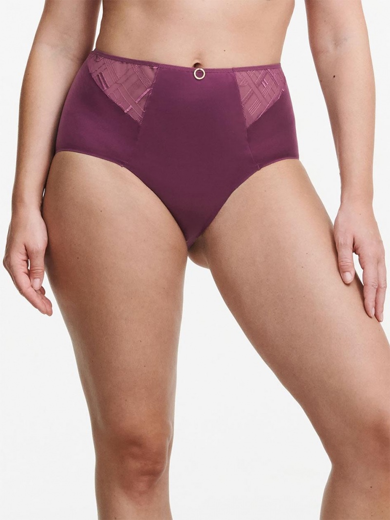 Chantelle Graphic Support Smoothing Full Brief Panties Tannin | USA 2033ISZ