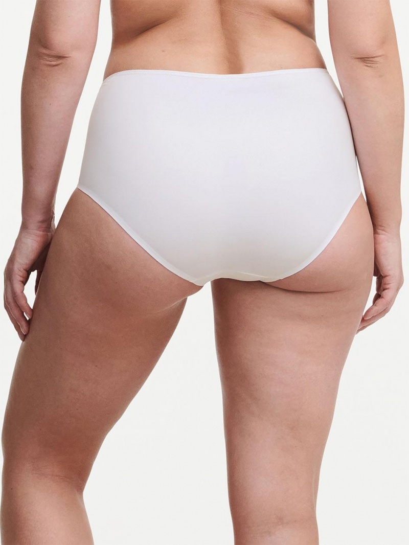 Chantelle Graphic Support Smoothing Full Brief Panties White | USA 2034ORX