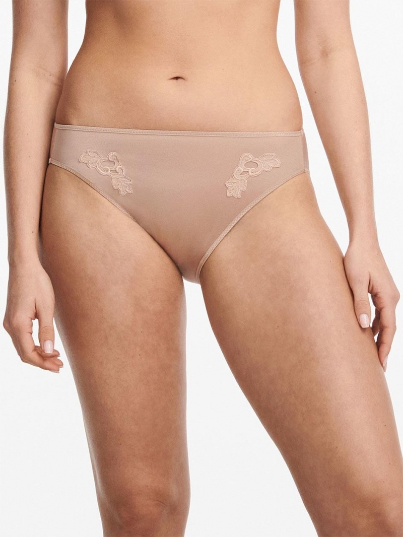 Chantelle Hedona Bikini Panties Nude Nutmeg | USA 1753FMM