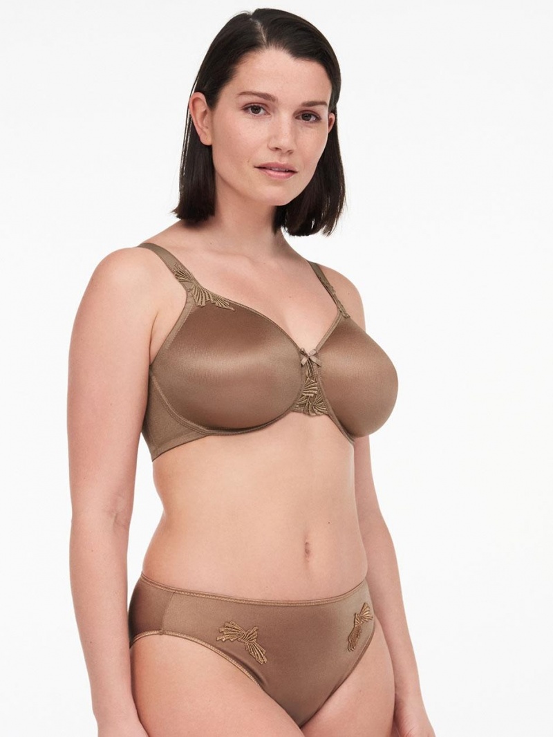 Chantelle Hedona Seamless Unlined Minimizer Bras Terracotta | USA 1269BCP